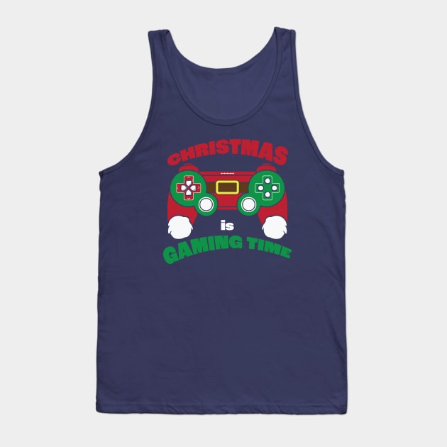 Christmas Gaming Time Tank Top by AdultSh*t